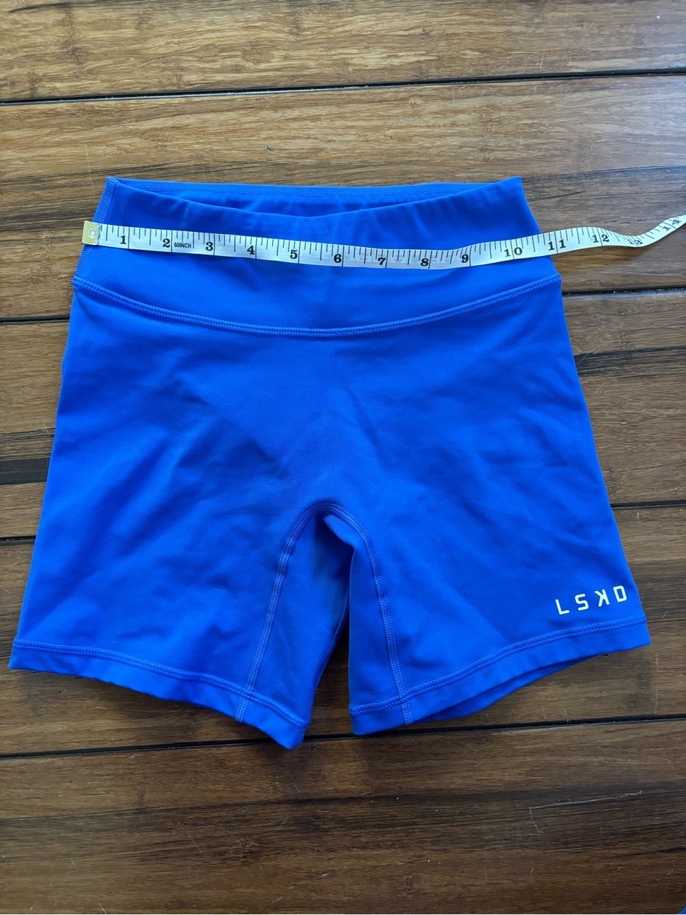 LSKD Blue Athletic Bike Shorts